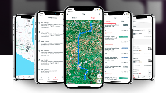 Aplicación móvil GPS21
